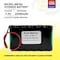 Exell Battery Exell NiMH 7.2V 2000mAh Ademco Lynx Alarm Systems Replacement Battery EBC-70 - alternate 4
